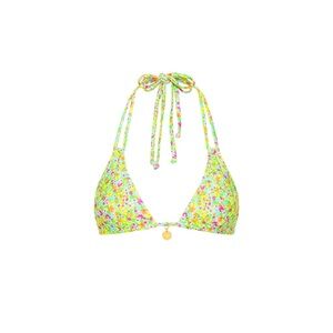 Kulani Kinis - Halter Bralette Bikini Top - Wild Flower - Small